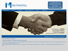 Tablet Screenshot of metropolseguros.com.ar